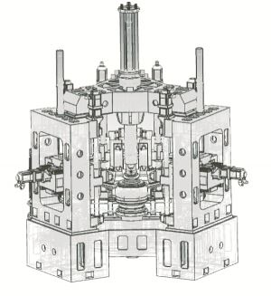 Високе перформансе вертикалне Спиннинг машина